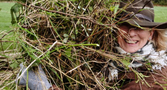 Photo of Dee Haas hedgelaying